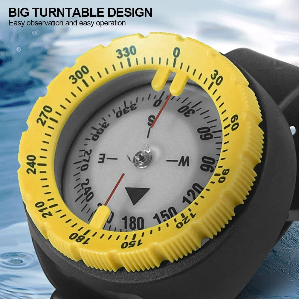 50M Waterproof Scuba Diving Compass Watch – Luminous Navigator Diving Compass Watch P3