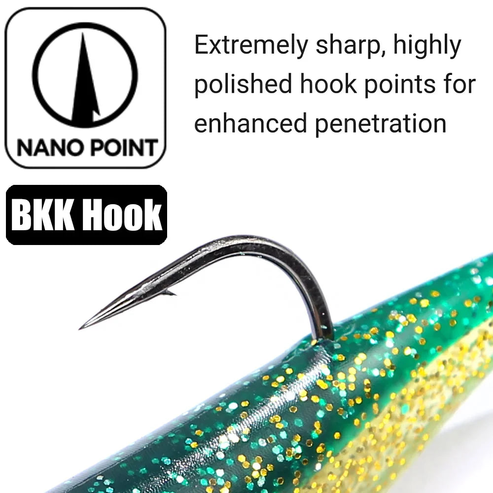 B&U Soft Swimbait Jig Head Hook 14g–33g | Saltwater Bass Lure Soft Fishing Lure P3