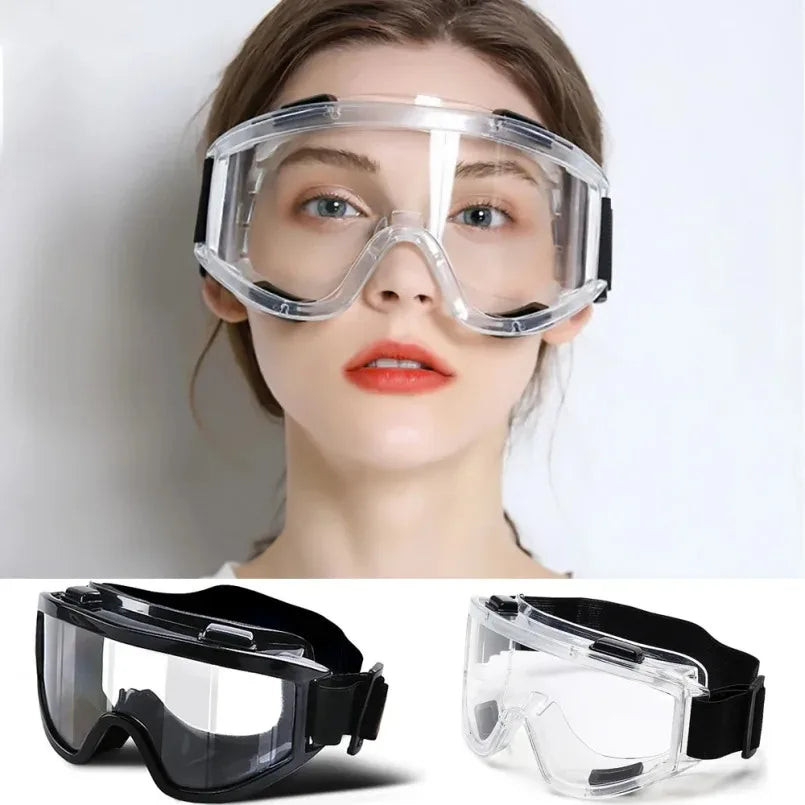 Adjustable Clear Safety Goggles – Splash, Dust & Sand Proof Safety Goggles P3