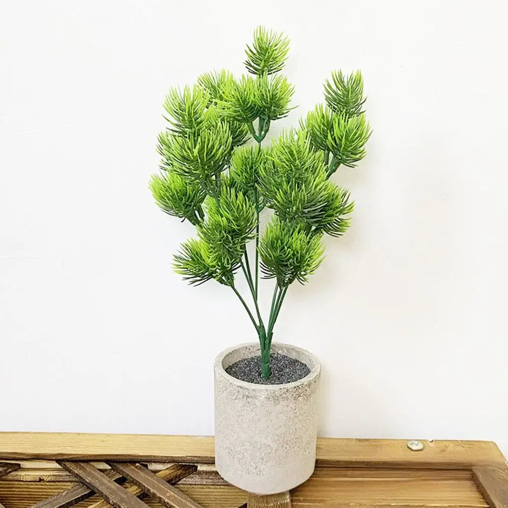 Artificial Pine Branch with Pine Cones – Faux Christmas Decor Artificial Pine Branch P3