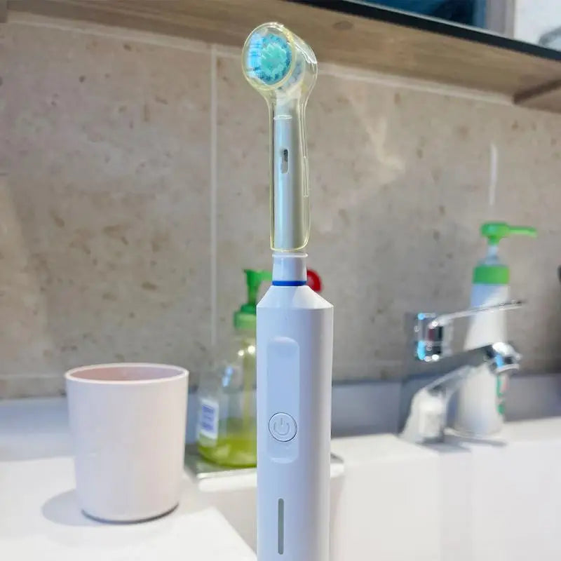 Dustproof Electric Toothbrush Head Covers – Round Cap ABS Toothbrush Head Cover P3