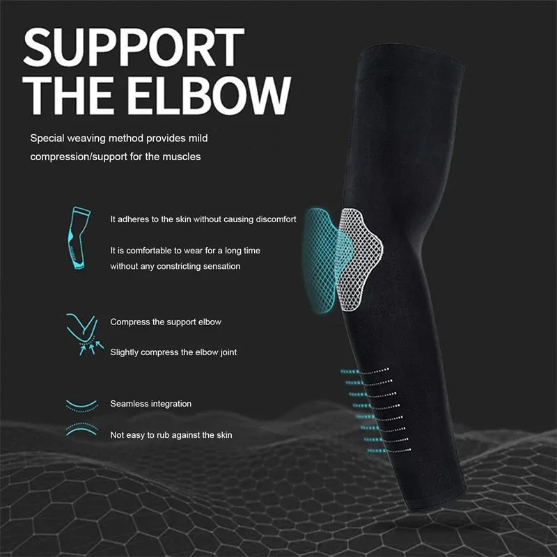 Ice Silk UPF 50+ Arm Sleeves – Cooling Sun Protection Cycling Cooling Arm Sleeves P3
