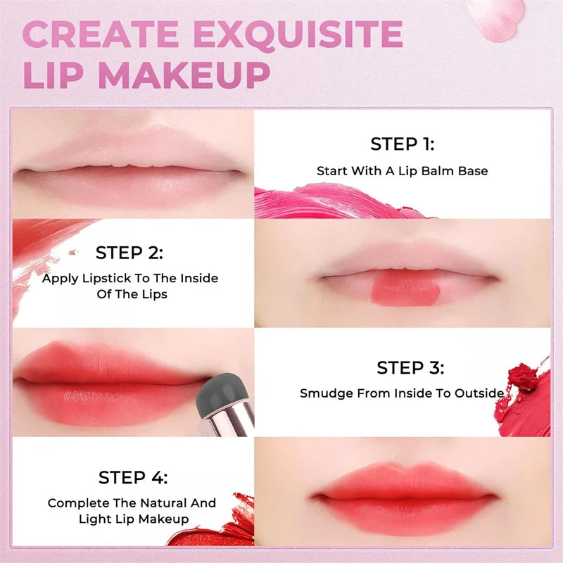 Retractable Silicone Lip Brush with Lid – Lipstick & Concealer Silicone Lip Brush P3