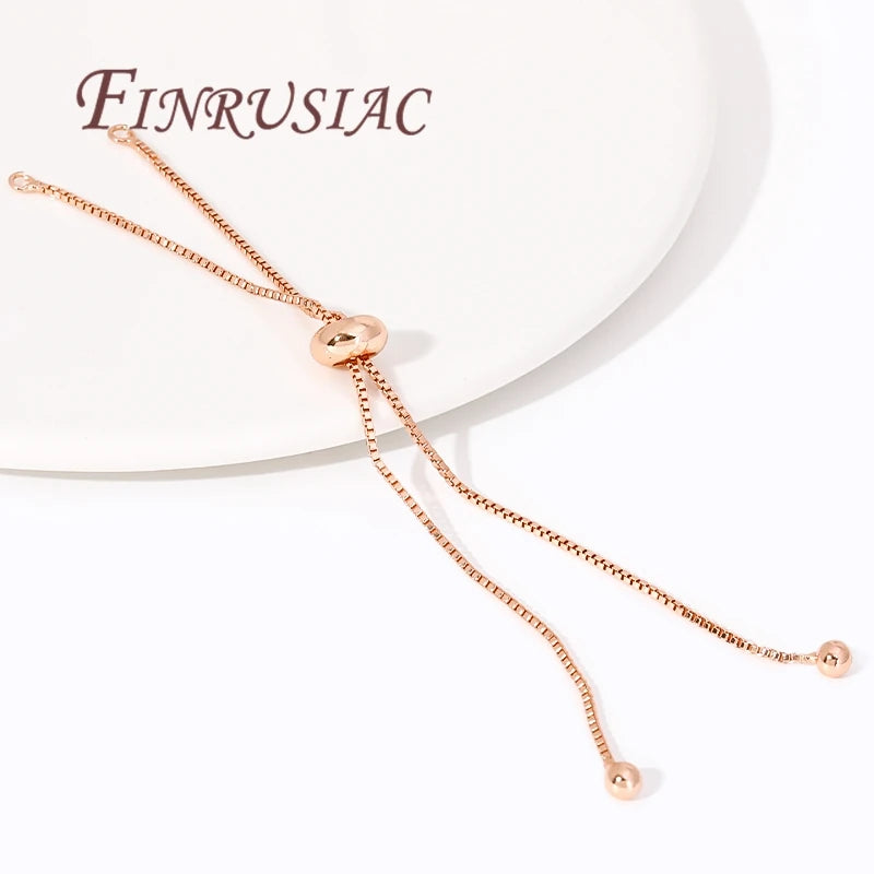 18K Gold Plated Box Chain Bracelet Connectors | DIY Jewelry Jewelry Findings P3