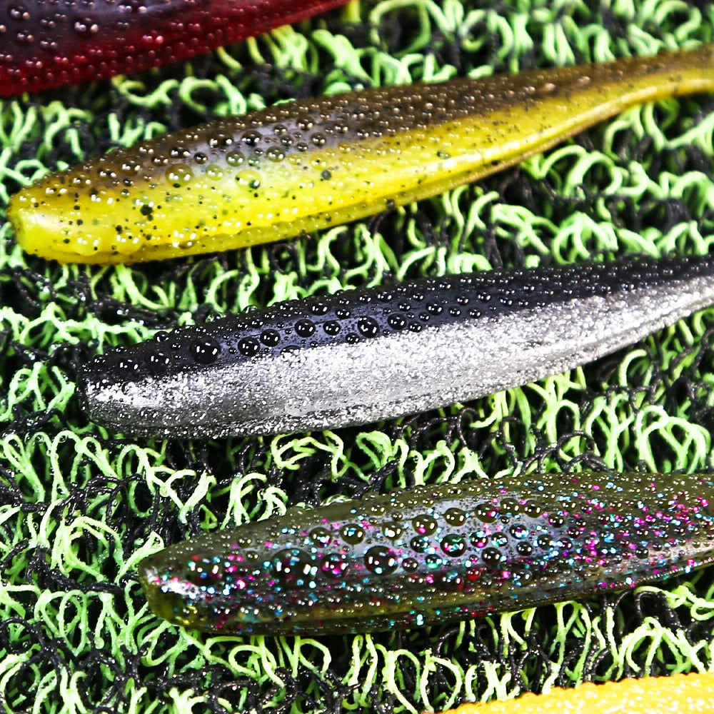 B&U Easy Shiner T-Tail Shad Soft Lures 50/70/90mm – Bass Pike Soft Fishing Lure P3
