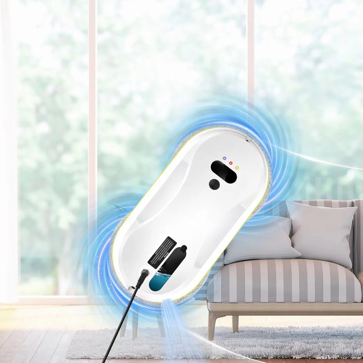 DUTRIEUX Auto Water Spray Window Cleaning Robot | Remote Control Window Cleaning Robot P3