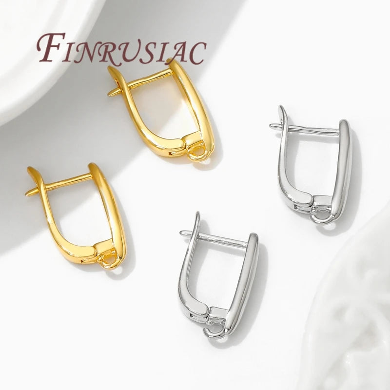 18K Gold Plated French Earring Hooks – DIY Jewelry Findings Earring Hooks Findings P3