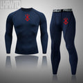 Men's Thermal Compression Long Johns Set – Winter Tracksuit Thermal Compression Suit P3 Sets 1XL