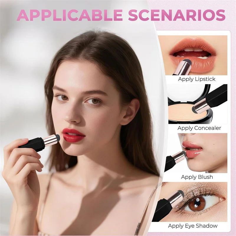 Retractable Silicone Lip Brush with Lid – Lipstick & Concealer Silicone Lip Brush P3