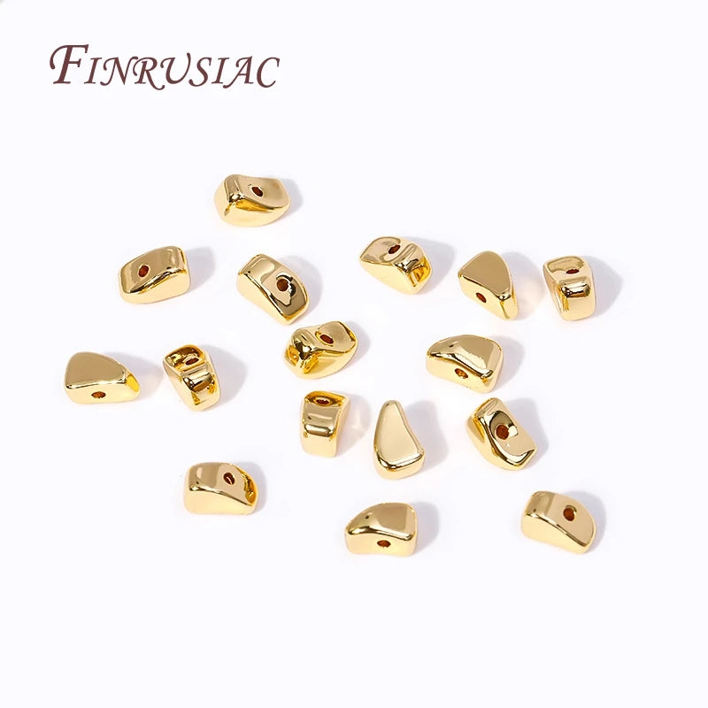 18K Gold Plated Brass Spacer Beads for DIY Jewelry Making Jewelry Spacer Beads P3