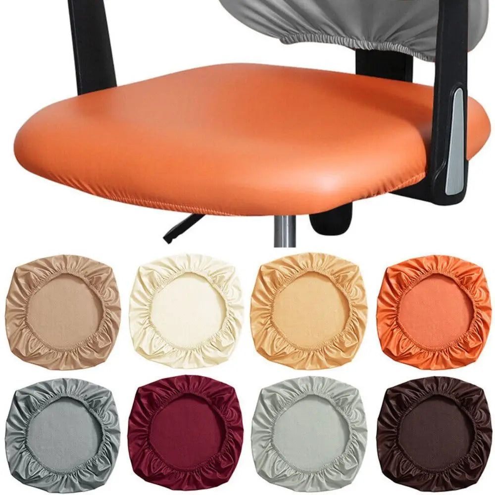Waterproof PU Leather Chair Cover – Stretch Seat Protector Chair Seat Cover P3