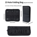 Foldable Makeup Brush Bag – 29/23 Hole Travel Organizer Makeup Brush Organizer P3 23 Holes Bag Only
