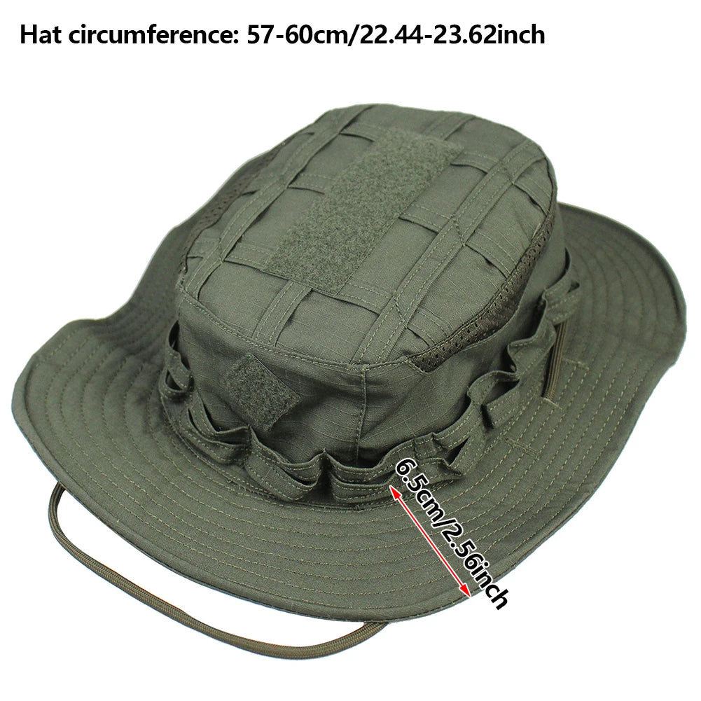 Tactical Camo Bucket Hat – Unisex Fishing & Hiking Sun Cap Bucket Hat P3