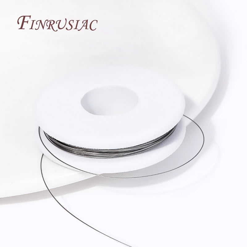 Gold Plated Stainless Steel Beading Wire 0.3–0.6mm | DIY Jewelry Jewelry Beading Wire P3