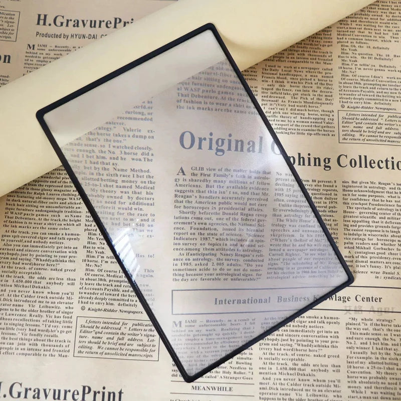 Ultra-Thin Full Page Sheet Magnifier | Large Reading Magnifying Lens Page Sheet Magnifier P3