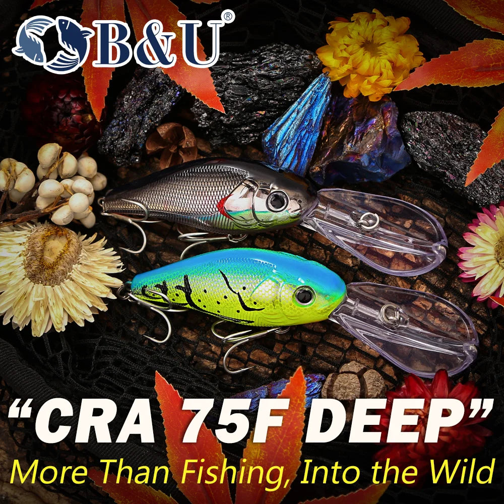 B&U UV Deep Diver Crankbait – Floating Hard Lure Pike & Zander Deep Diver Crankbait P3