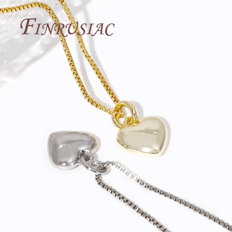 18K Gold Plated Heart Pendants for DIY Jewelry – 2 Sizes Jewelry Pendant Findings P3