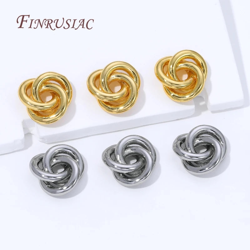 18K Gold Plated Spacer Beads for DIY Jewelry Making | 4/8 Pcs Jewelry Spacer Beads P3