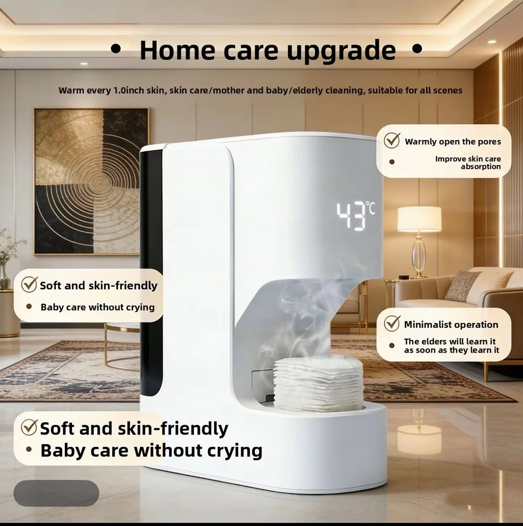 Hot Towel Warmer Dispenser 500ml Tank | 55°C Constant Temp Towel Warmer Dispenser P3