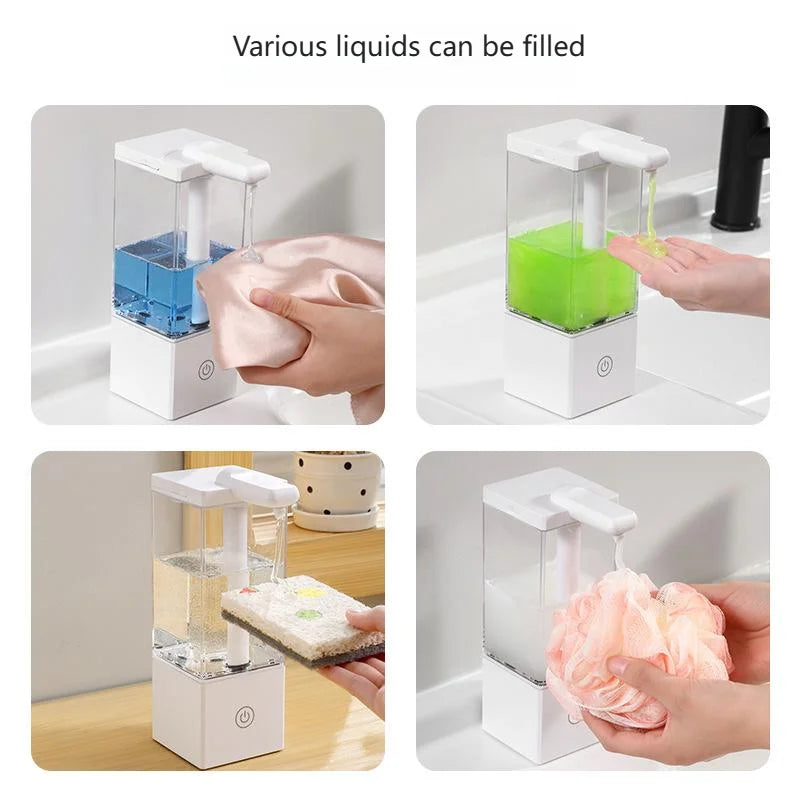 Automatic Touchless Soap Dispenser 490ml USB Rechargeable Soap Dispenser P3