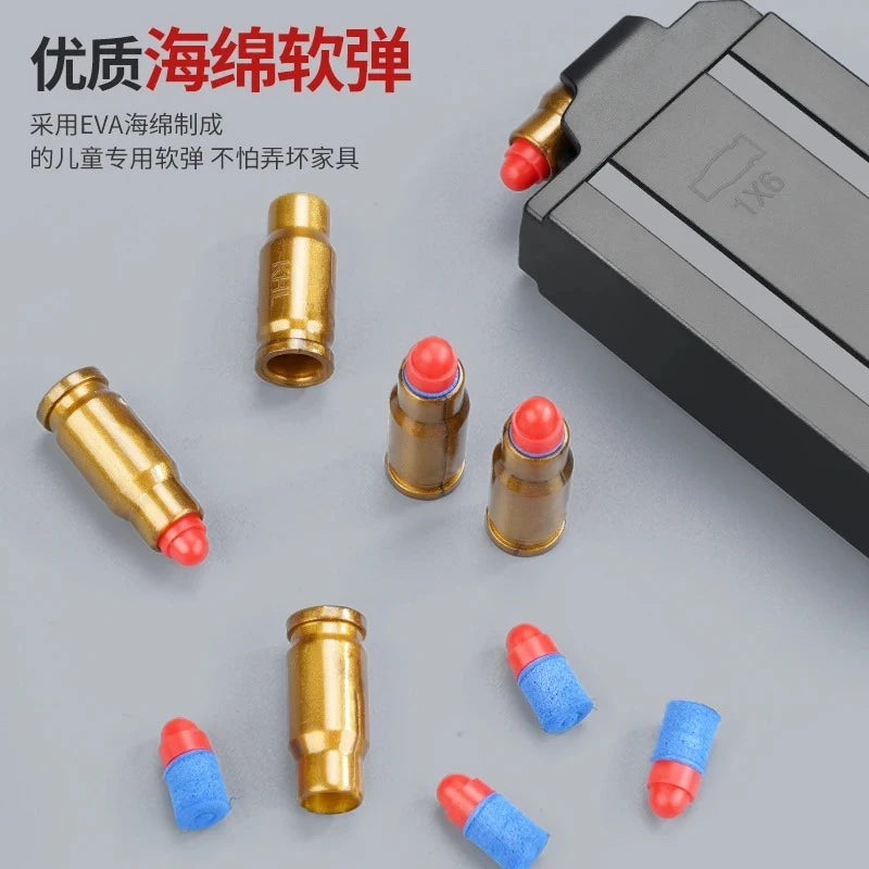 M416 Soft Bullet Toy Gun with Shell Ejection & Return Target Soft Bullet Toy Gun P3