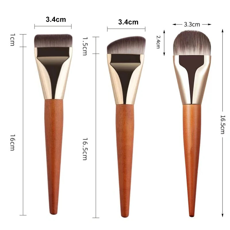Ultra Thin Foundation & Contour Brush Set | Soft Blending Makeup Brush Set P3