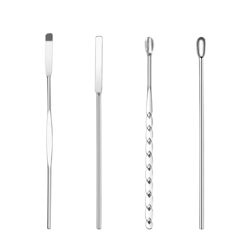 Stainless Steel Makeup Mixing Spatula | Pigment Blending Stick Makeup Mixing Spatula P3