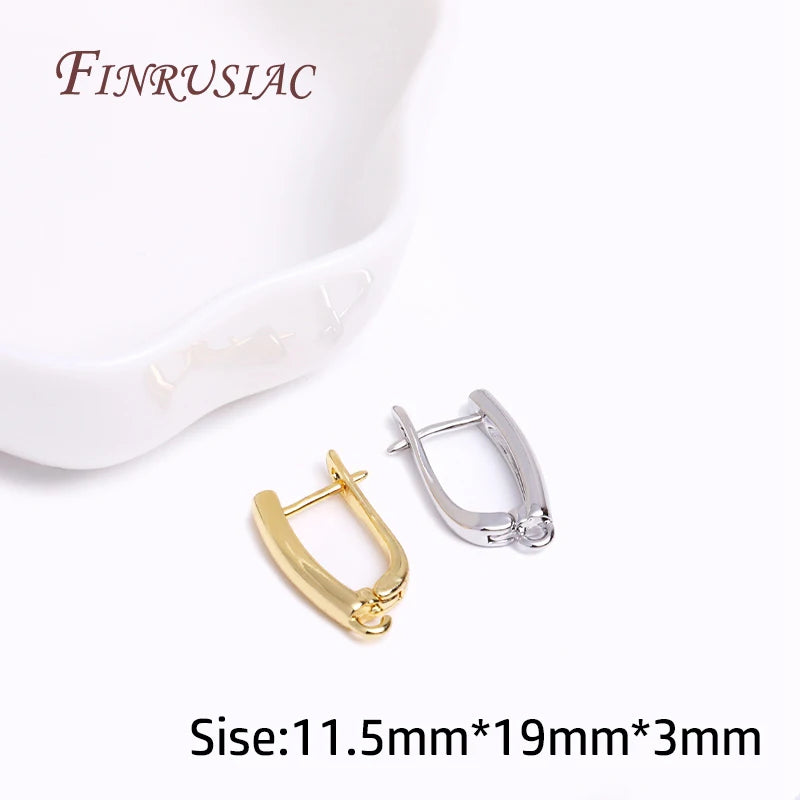 18K Gold Plated Earring Hooks & Clasps – DIY Jewelry Findings Earring Findings P3