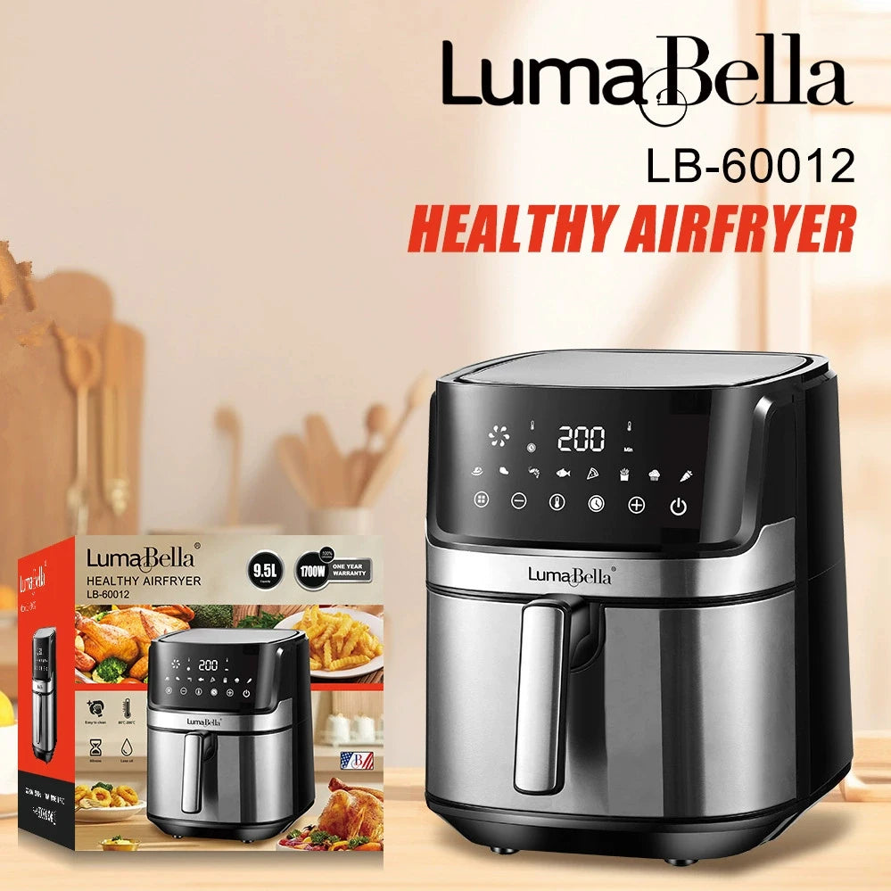 DUTRIEUX 9.5L Touch Screen Air Fryer | Large Capacity 1500W Air Fryer P3