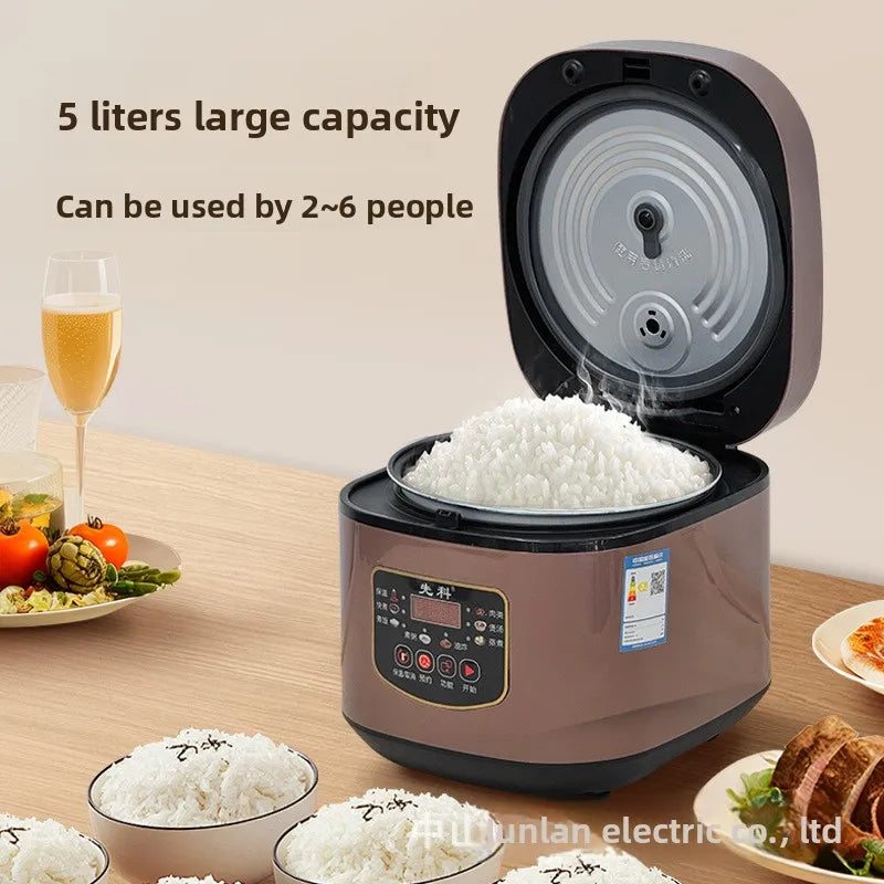 DUTRIEUX 5L Smart Electric Rice Cooker – Digital Timer, Non-Stick Electric Rice Cooker P3