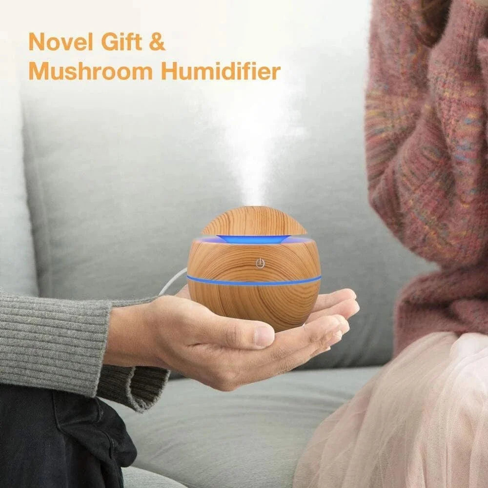 Mushroom Ultrasonic Aroma Diffuser & Cool Mist Humidifier Ultrasonic Aroma Diffuser P3