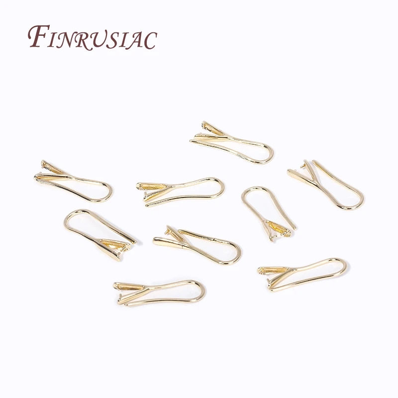 18K Gold Plated Earring Hooks Ear Wire | DIY Jewelry Making Jewelry Findings P3