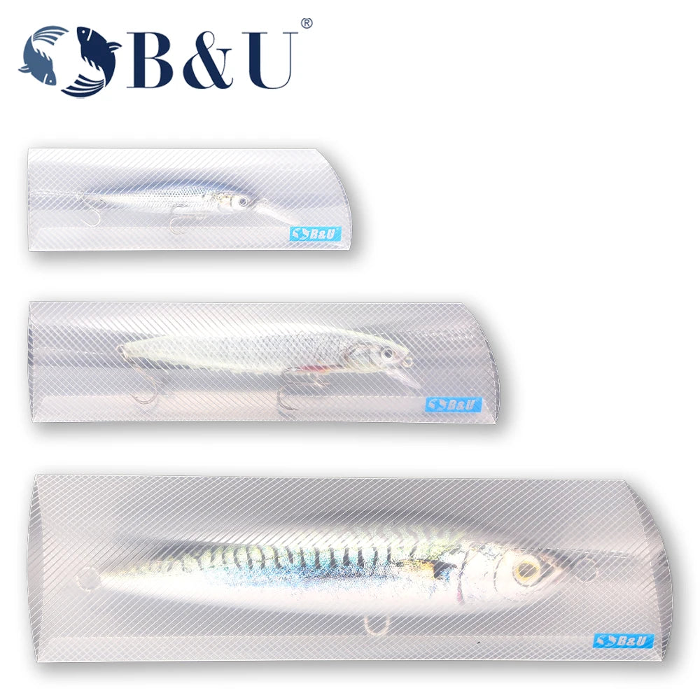 B&U Fishing Lure Storage Bags – Hard & Soft Bait Holder Pack Fishing Lure Storage P3