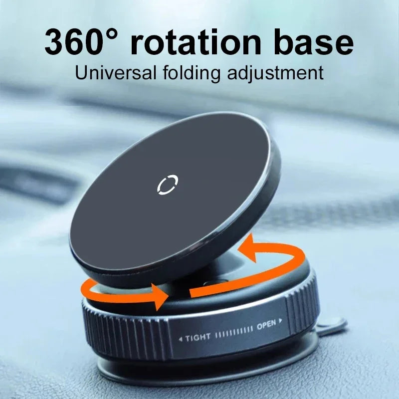 K007 Magnetic Car Phone Holder – 360° Foldable Vacuum Mount Car Phone Mount P3