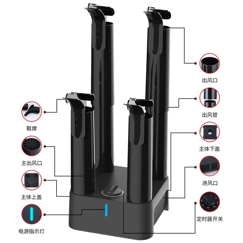 DUTRIEUX Portable Electric Shoe & Boot Dryer | Deodorizing Electric Shoe Dryer P3