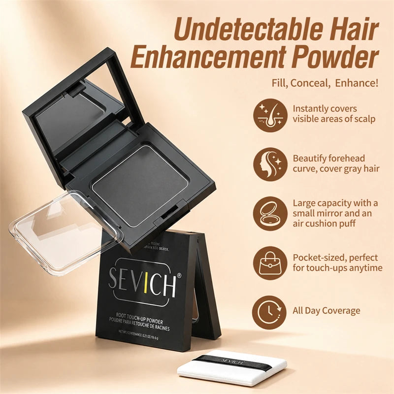 Sevich Hair Shadow Powder – Waterproof Root & Hairline Cover Hair Root Powder P3