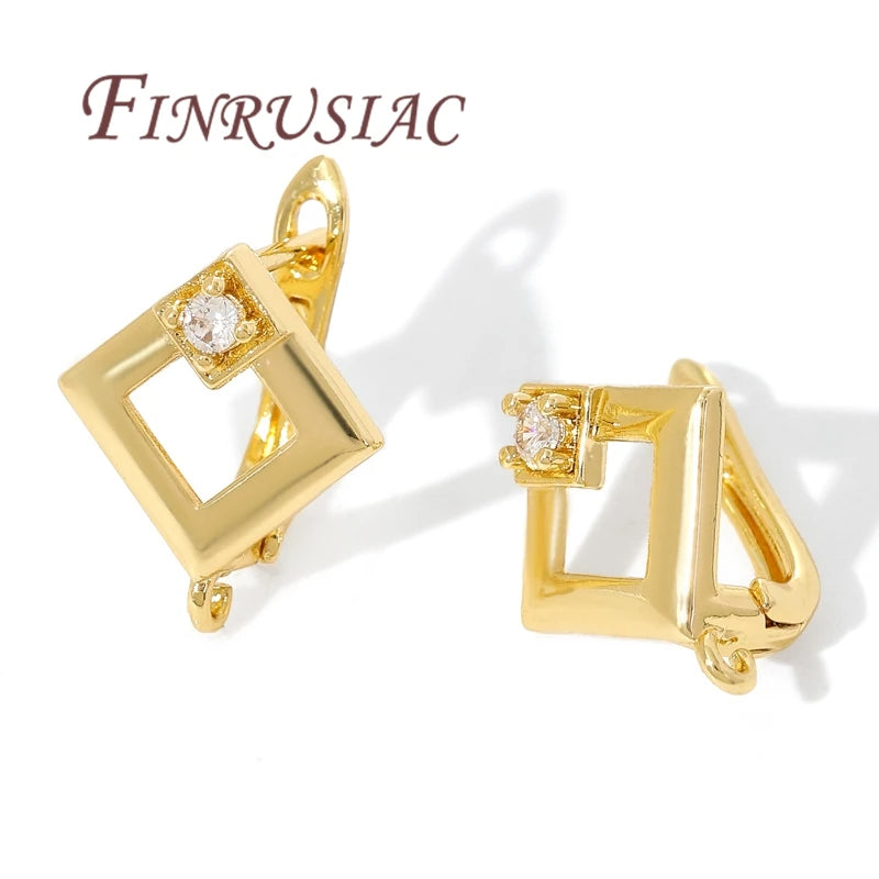 18K Gold Plated Earring Hooks & Clasps | DIY Jewelry Making Earring Hook Findings P3