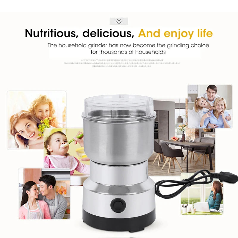 Donirt 300ml Mini Electric Grinder – Coffee, Spice & Grain Electric Blade Grinder P3