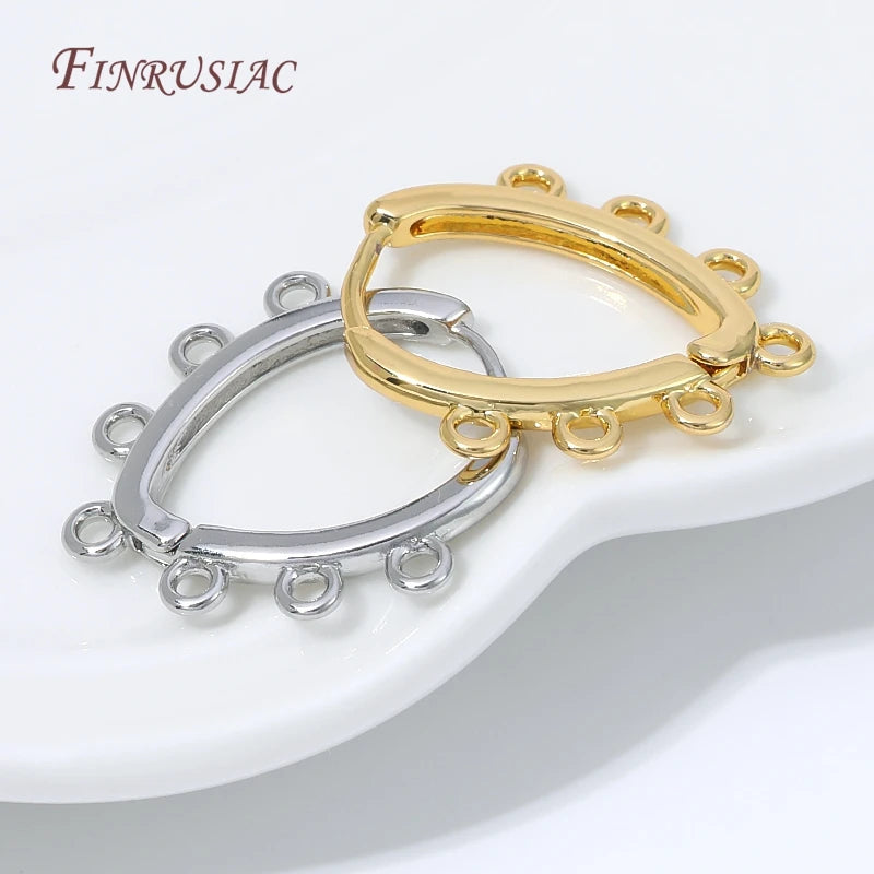 18K Gold Plated Huggie Hoop Earring Blank Base – DIY Jewelry DIY Earring Findings P3