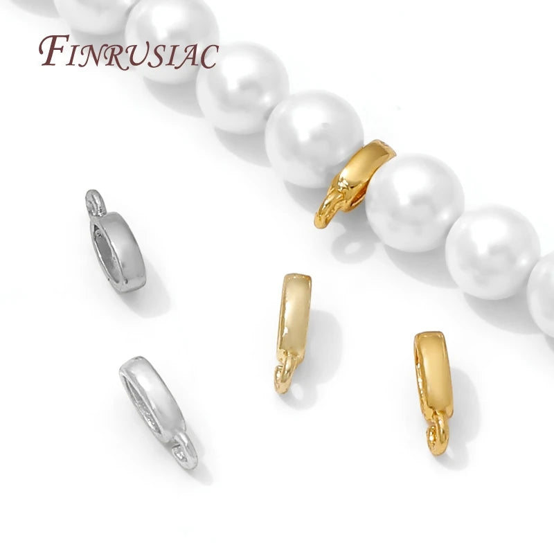 18K Gold Plated Bail Connectors – DIY Pendant Necklace Findings Jewelry Findings P3