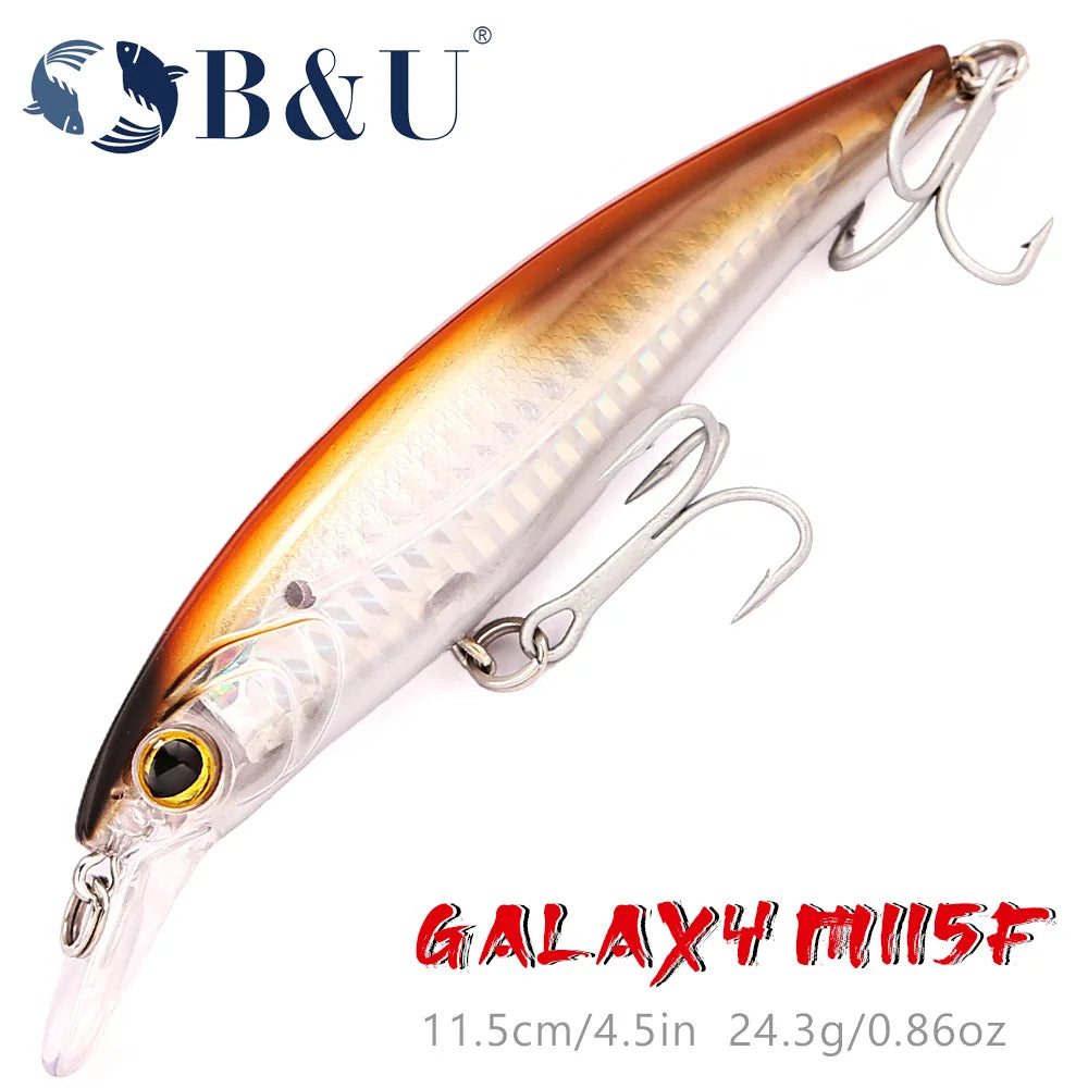 B&U Saltwater Floating Minnow Lure – Tuna Bass Long Cast Saltwater Fishing Lure P3