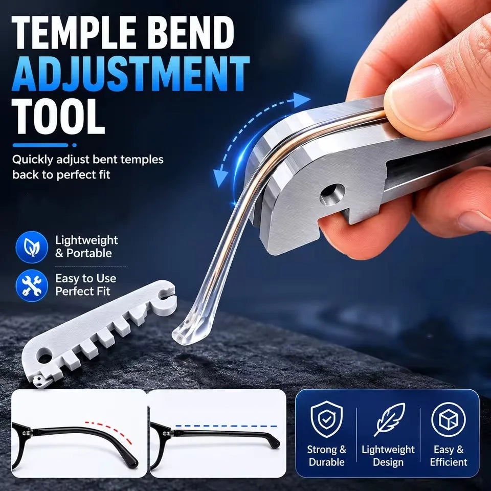 Eyeglass Temple Bending Adjustment Tool – Aluminum Alloy Eyeglass Repair Tool P3