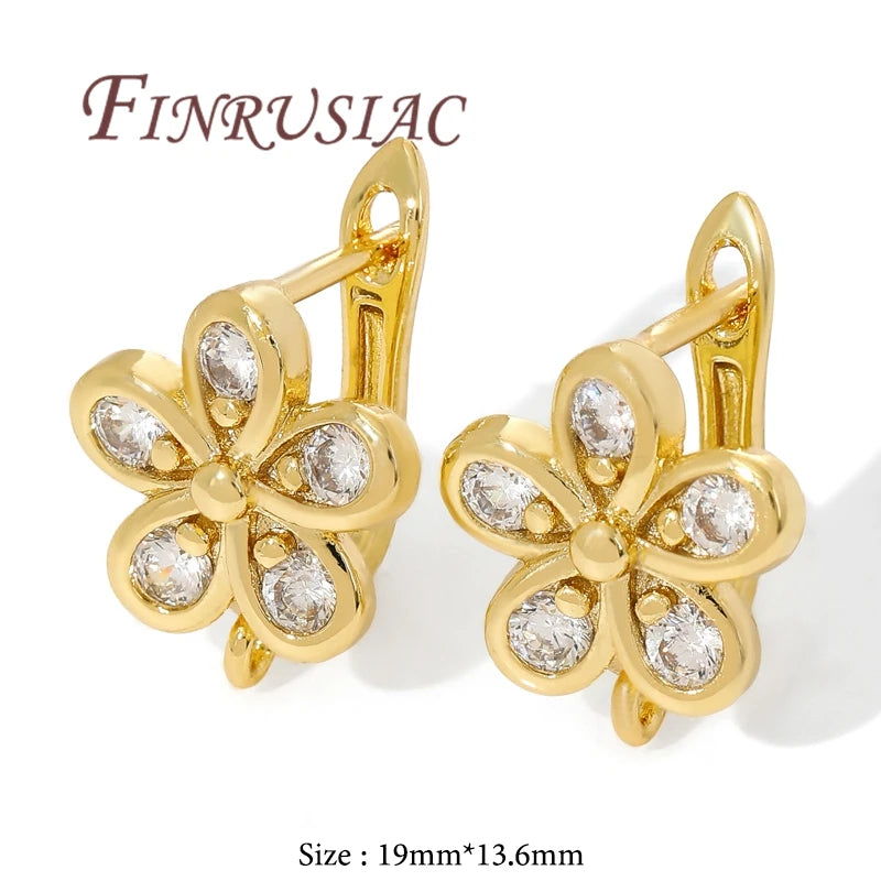18K Gold Plated Earring Hooks & Clasps – DIY Jewelry Findings Earring Hooks Findings P3 18k Gold Plated 1 pair
