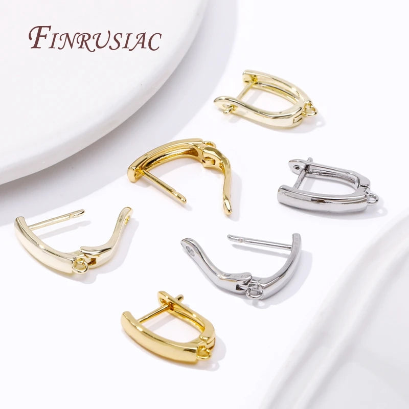 18K Gold Plated French Earring Hooks & Clasps – DIY Findings Earring Jewelry Findings P3