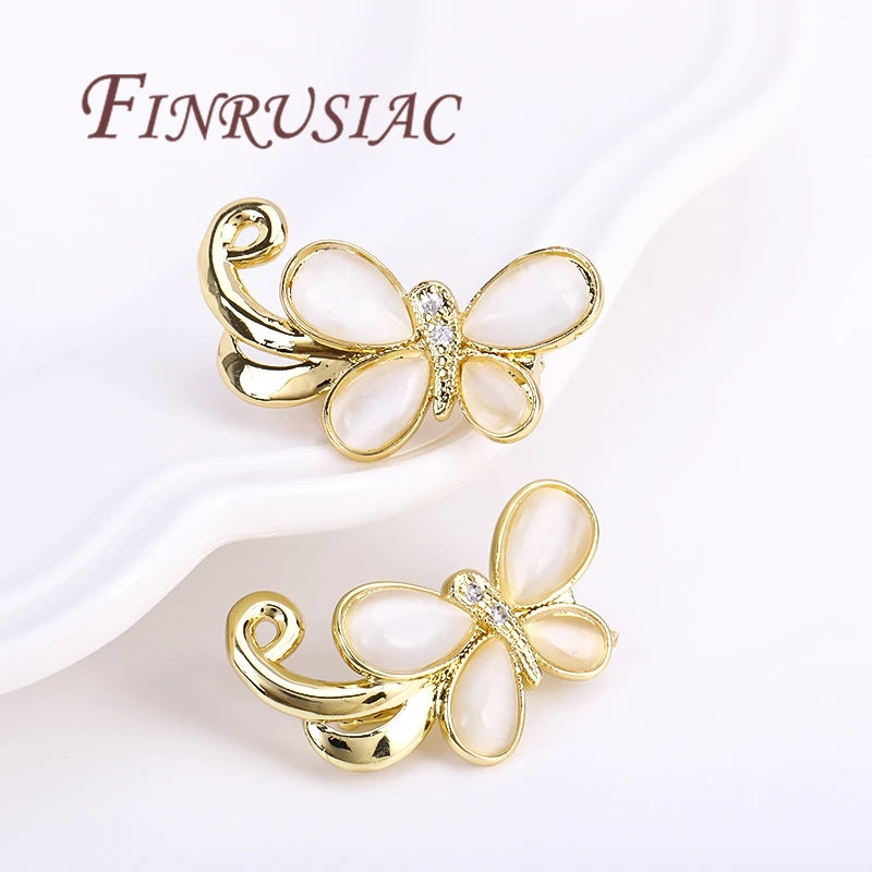 18K Gold Plated Brass Butterfly Clasps – DIY Jewelry Findings Jewelry Clasp Findings P3