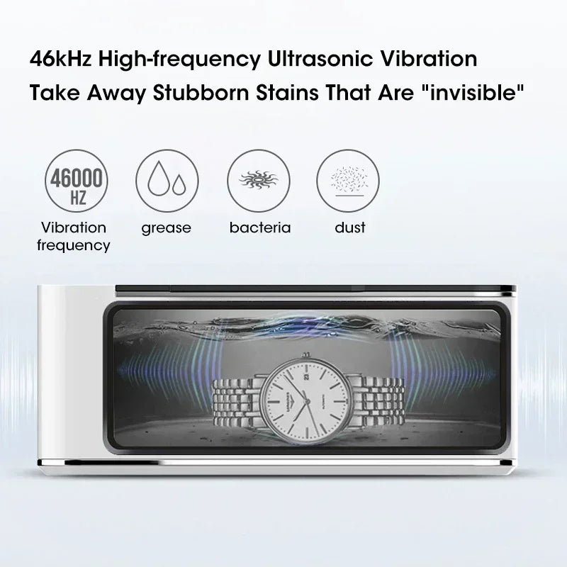 NOCCLILI 50W Ultrasonic Cleaner – Jewelry & Glasses Ultrasonic Cleaner P3