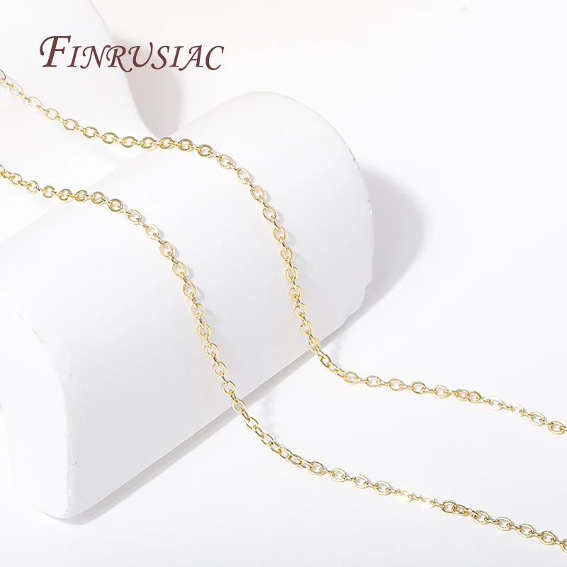 18K Gold Plated Spool Chains – 4 Styles DIY Jewelry Findings DIY Jewelry Chain P3