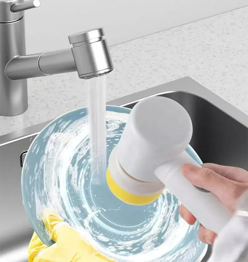 3-Head Cordless Electric Spin Scrubber – Kitchen & Bathroom Electric Spin Scrubber P3