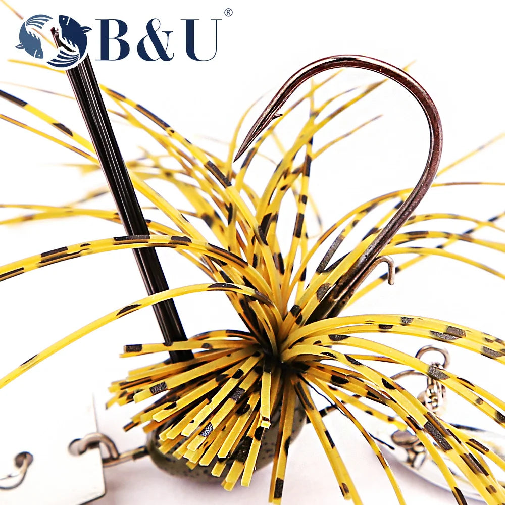 B&U Chatterbait Bladed Jig – Pike & Bass Fishing Lure Bladed Jig Lure P3