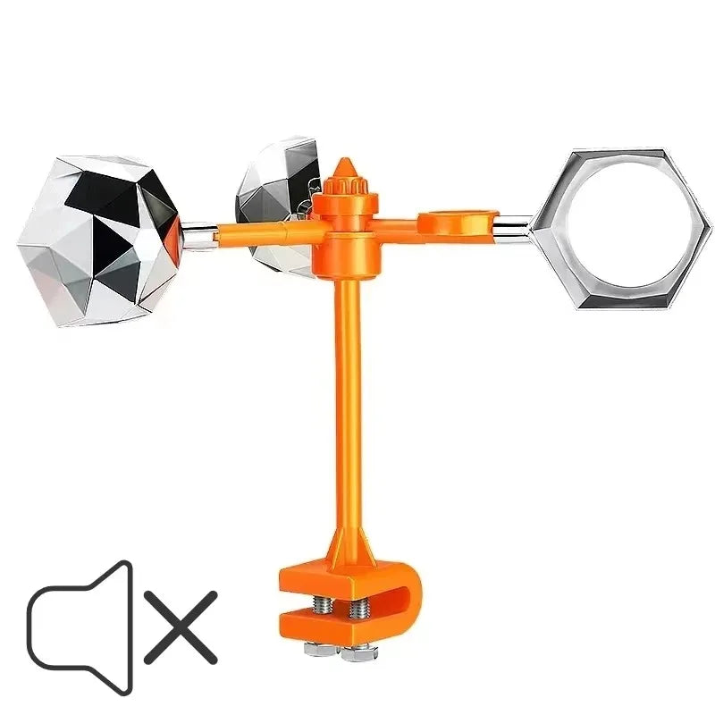 360° Solar Wind Spinning Scarecrow – Auto Outdoor Bird Deterrent Bird Deterrent Scarecrow P3 No solar energy